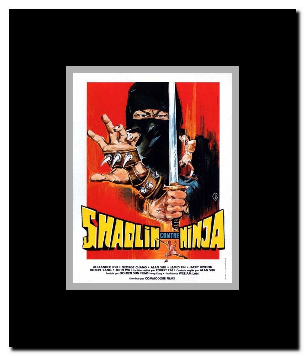Mafia vs. Ninja Framed Movie Poster