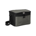 thumbnail image 1 of Mafoose 6-Can Cube Cooler Grey/ Black with PEVA lining, 1 of 6