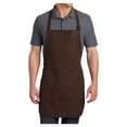 thumbnail image 1 of Mafoose Adult Unisex Full Length Apron with Pockets Coffee Bean, 1 of 3