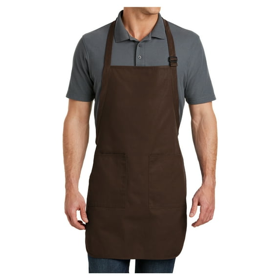 Mafoose Adult Unisex Full Length Apron with Pockets Coffee Bean