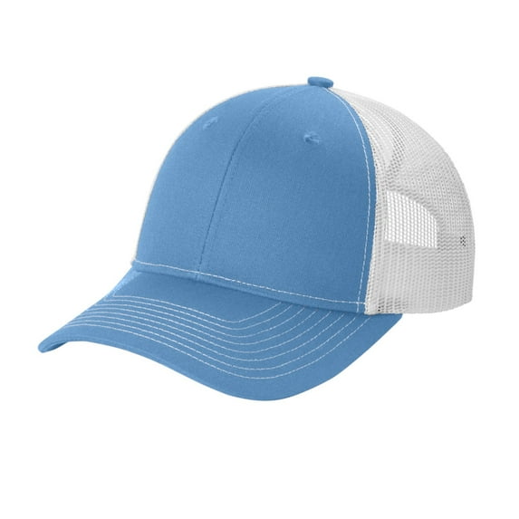 Mafoose Baseball Cap Ponytail Hat Messy Cap Bun Ponycap for Women Carolina Blue/ White