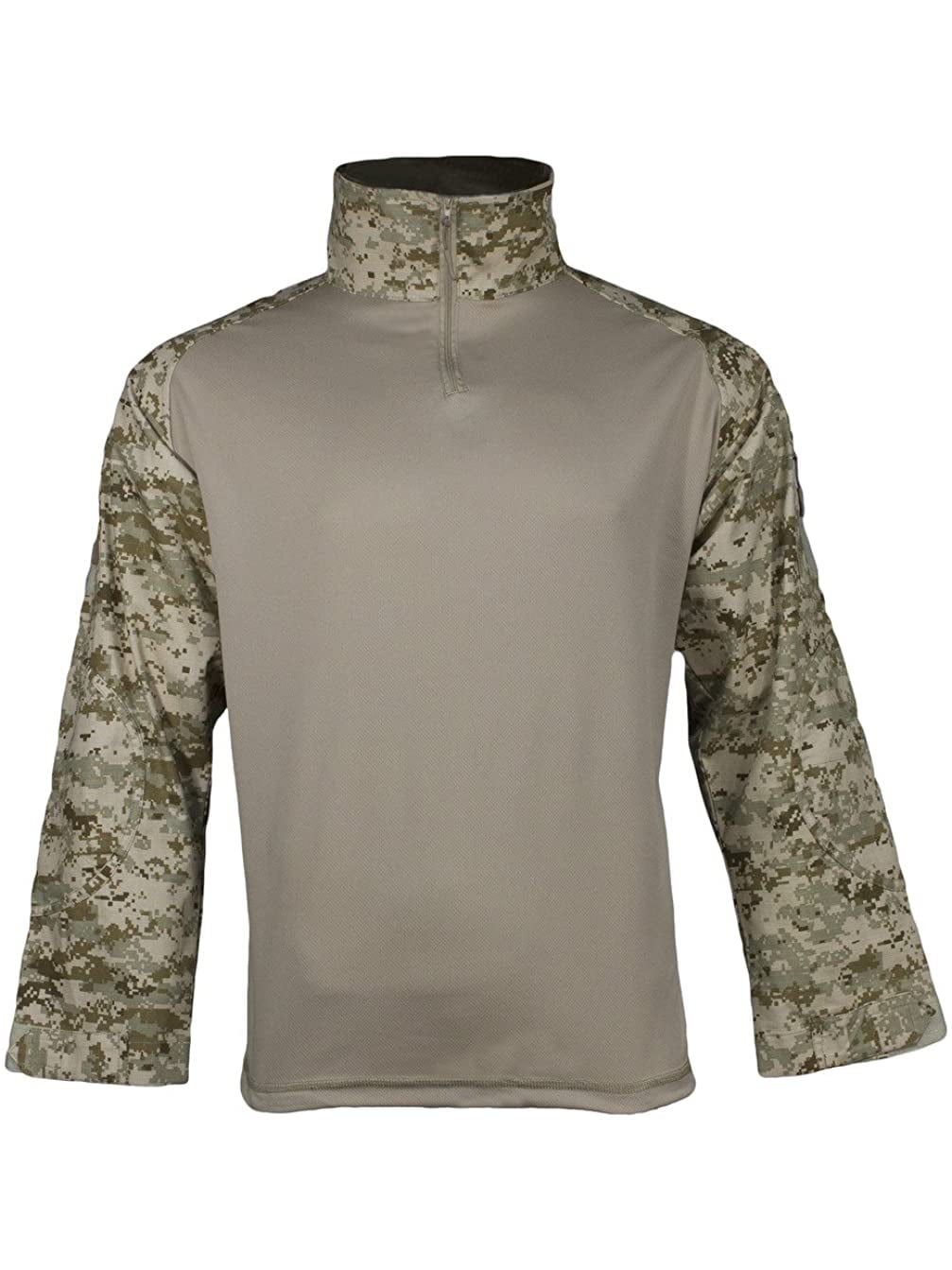 Mafoose Dri Fit Tactical Military Camo Combat Mock Paintball Shirt Desert Digital 2XL Walmart