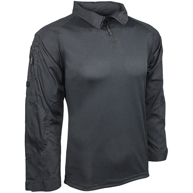 Mafoose DriFit Tactical Military Camo Combat Mock Paintball Shirt