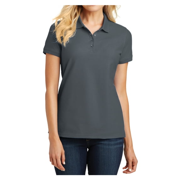 Mafoose Female Core Classic Women Pique Polo Graphite 6XL