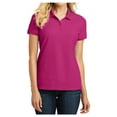 thumbnail image 1 of Mafoose Female Core Classic Women Pique Polo Pink Azalea 5XL, 1 of 6