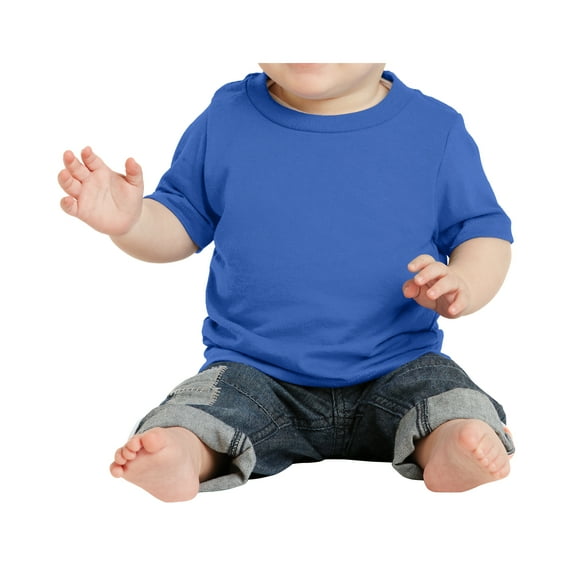 Mafoose Infant Core Cotton Little Baby T-Shirts Royal 12M