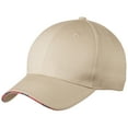 thumbnail image 1 of Mafoose Male Americana Flag Sandwich Adult Baseball Cap Oyster, 1 of 4