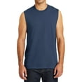 thumbnail image 1 of Mafoose Male Cotton Sleeveless Tee Men Athletic Shirts & Tops Navy 3X-Large, 1 of 5
