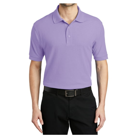 Mafoose Male Silk Touch Polo Men Extended T-Shirts Bright Lavender S