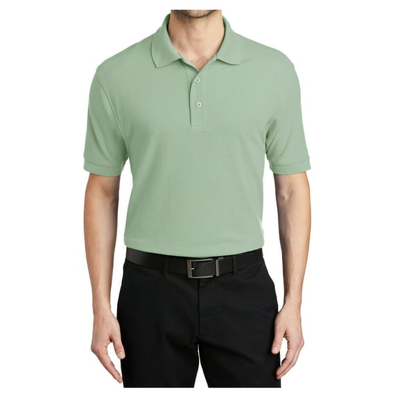 Mafoose Male Silk Touch Polo Men Extended T-Shirts Mint Green 2XL
