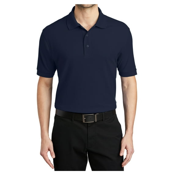 Mafoose Male Silk Touch Polo Men Extended T-Shirts Navy S