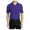 thumbnail image 1 of Mafoose Male Silk Touch Polo Men Extended T-Shirts Purple L, 1 of 7