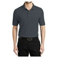 thumbnail image 1 of Mafoose Male Silk Touch Polo Men Extended T-Shirts Steel Grey XS, 1 of 7