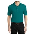 thumbnail image 1 of Mafoose Male Silk Touch Polo Men Extended T-Shirts Teal Green 6XL, 1 of 7