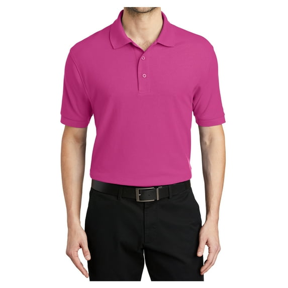 Mafoose Male Silk Touch Polo Men Extended T-Shirts Tropical Pink S
