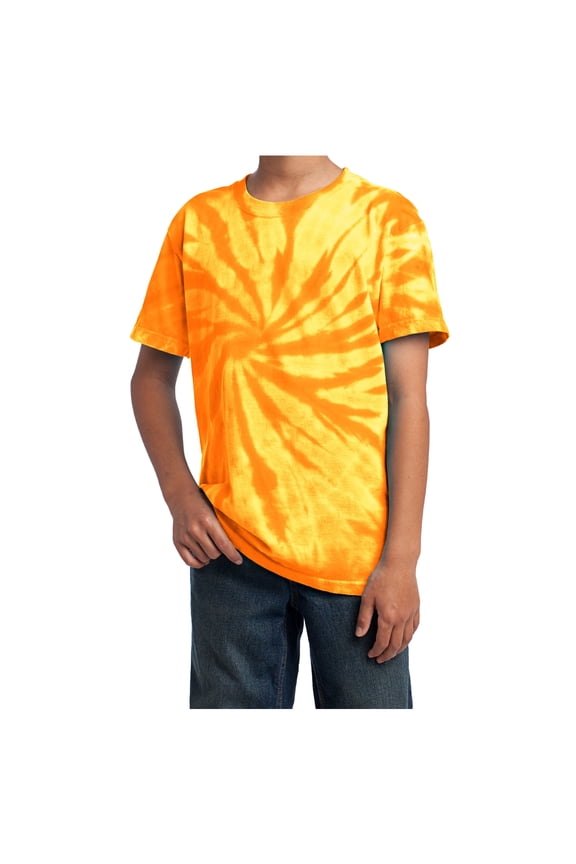 Male T-Shirts Little Boys Tie-Dye Gold XL