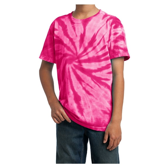 Mafoose Male T-Shirts Little Boys Tie-Dye Pink L