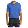 thumbnail image 1 of Mafoose Men Core Blend Polo Male Knit Pocket Shirt Royal L, 1 of 6