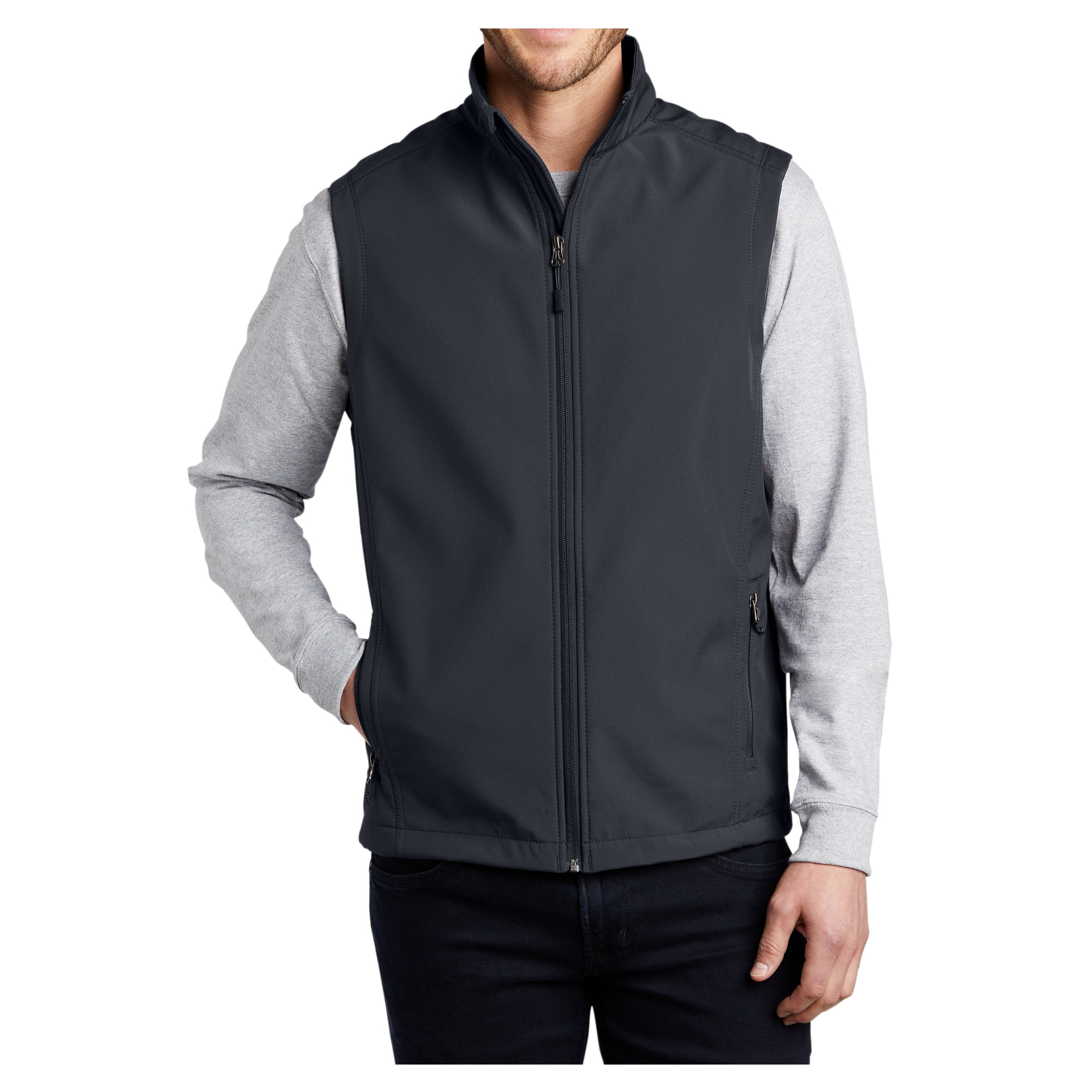 Core Shell Polyester Mafoose Men Core Soft Shell Polyester Male Vest Battleship Grey 3XL ...