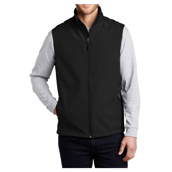 Mafoose Men Core Soft Shell Polyester Male Vest Black 4XL