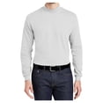 thumbnail image 1 of Mafoose Men Interlock Knit Mock Male Turtleneck Sweaters White 5XL, 1 of 6