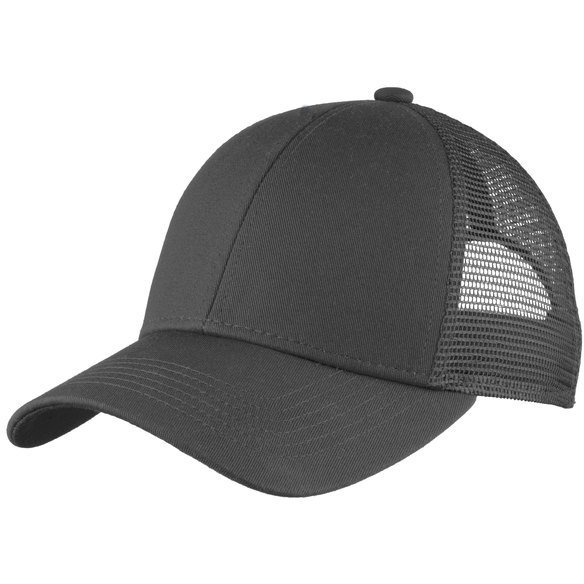 Mafoose Men Mesh Back Baseball Cap Male Hats Carbon Grey