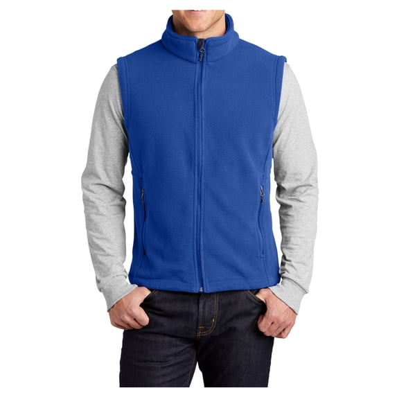 Mafoose Men Super Soft Value Polyester Fleece Male Vest True Royal L