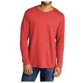 thumbnail image 1 of Mafoose Men's 24/7 Comfort Soft Tri-Blend Long Sleeve T-Shirt Bright Red Heather 2X-Large, 1 of 4