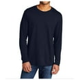 thumbnail image 1 of Mafoose Men's 24/7 Comfort Soft Tri-Blend Long Sleeve T-Shirt Deep Navy Small, 1 of 4