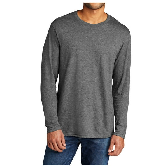 Mafoose Men's 24/7 Comfort Soft Tri-Blend Long Sleeve T-Shirt Graphite Heather 2X-Large