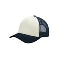thumbnail image 1 of Mafoose Men's 5-Panel Twill Foam Trucker Cap Ivory/Navy, 1 of 3
