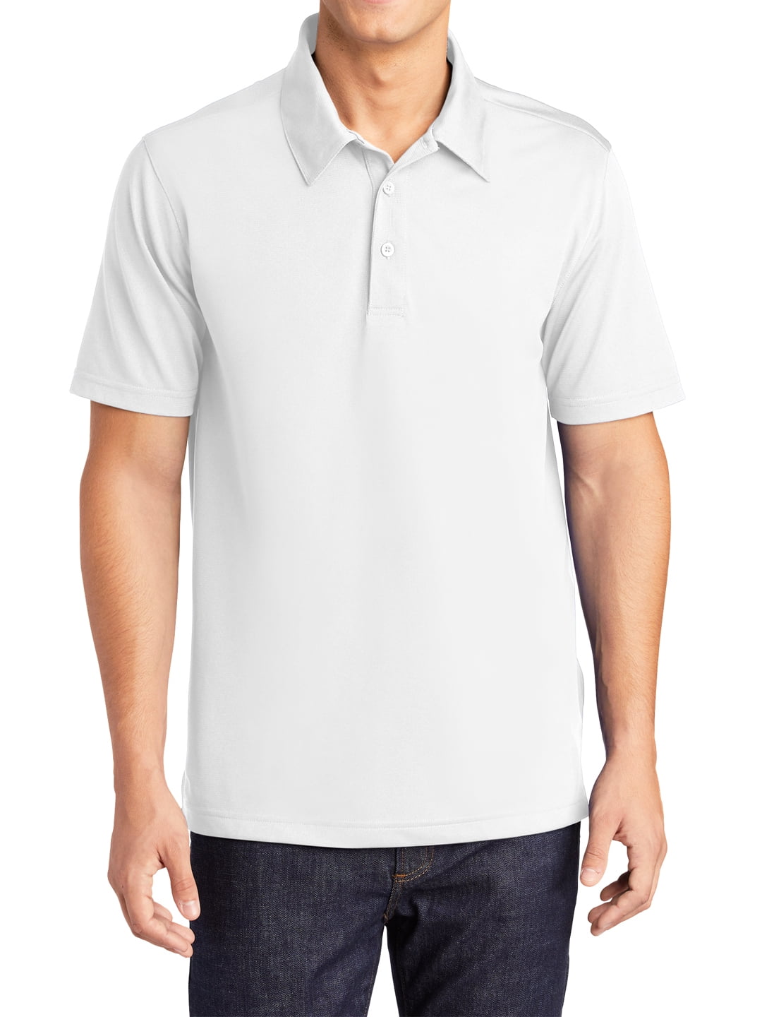 Mafoose Men s Active Textured Polo T Shirt White 4X Large