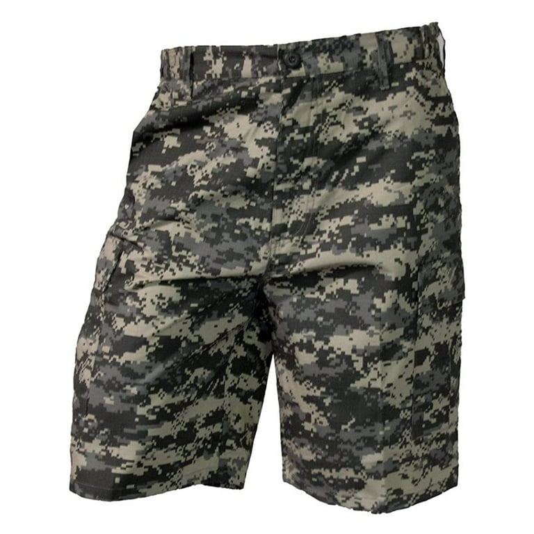 Mafoose Men's Casual Street Cargo Shorts Army Military BDU Rip