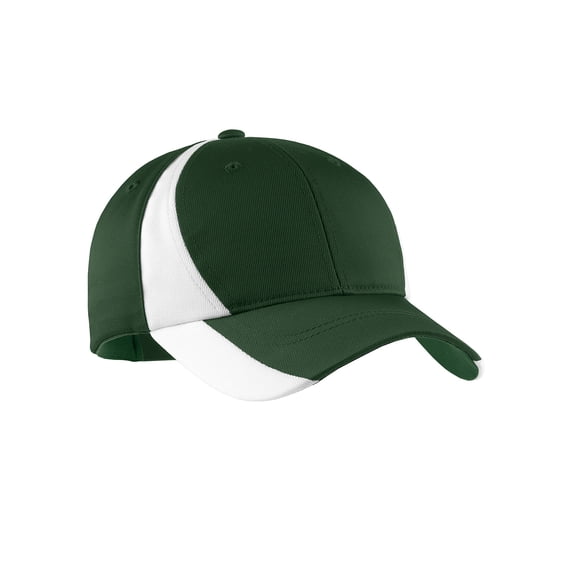 Mafoose Men's Dry Zone Nylon Colorblock Cap Maroon/White