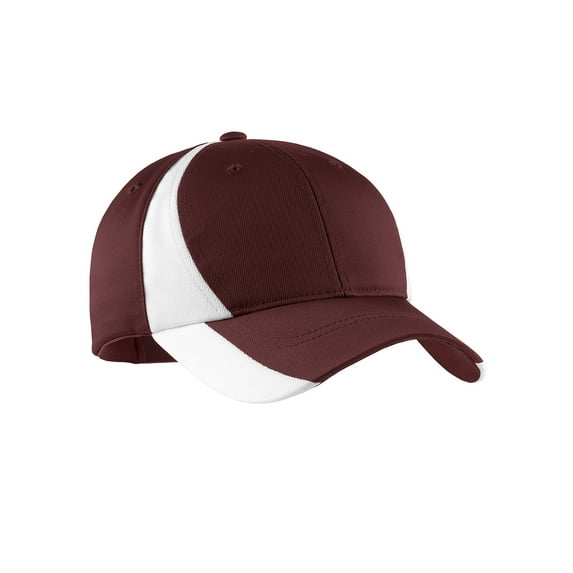 Mafoose Men's Dry Zone Nylon Colorblock Cap Orange/White
