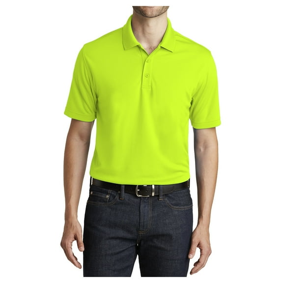 Mafoose Men's Dry Zone Short Sleeve UV Micro-Mesh Polo Shirt Safety Yellow M