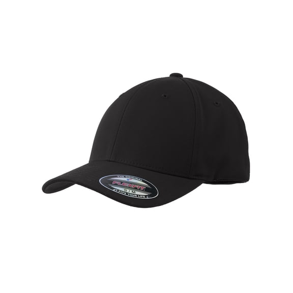 Mafoose Men's Flexfit Performance Solid Summer Cap Black Small/Medium