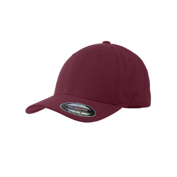 Mafoose Men's Flexfit Performance Solid Summer Cap Maroon Small/Medium