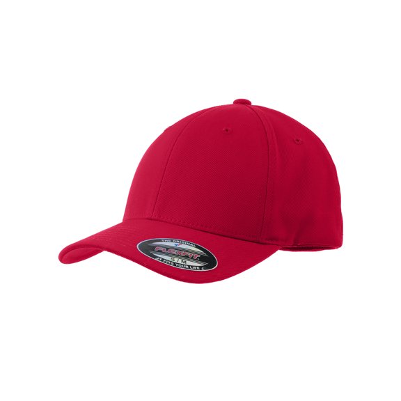 Mafoose Men's Flexfit Performance Solid Summer Cap True Red Small/Medium
