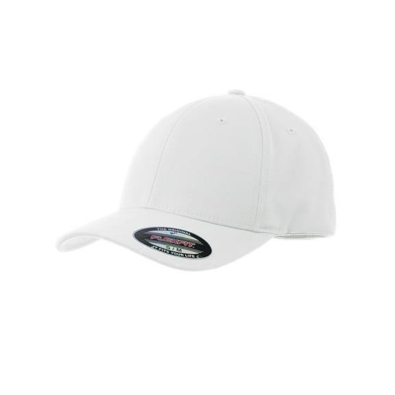 Mafoose Men's Flexfit Performance Solid Summer Cap White Large/X-Large