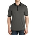 thumbnail image 1 of Mafoose Men's Heather Contender Contrast Polo Graphite Heather/ Black X-Small, 1 of 5