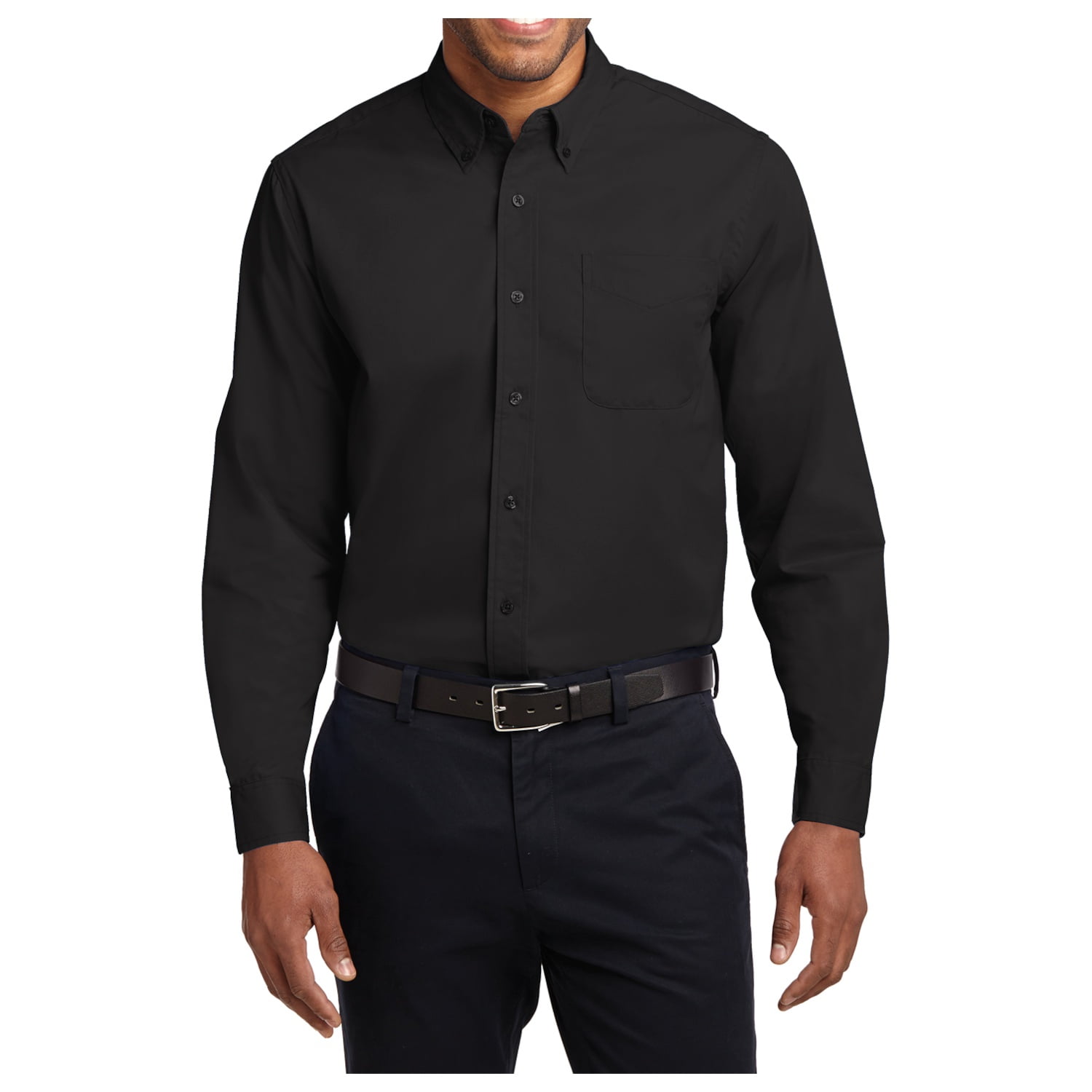 Royal Robbins Men's Desert Pucker Dry Long Sleeve Shirt - Asphalt, Quick-Dry & Wrinkle Resistant Travel Top