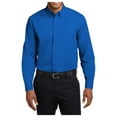 thumbnail image 1 of Mafoose Men's Long Sleeve Easy Care Shirt Strong Blue M, 1 of 4