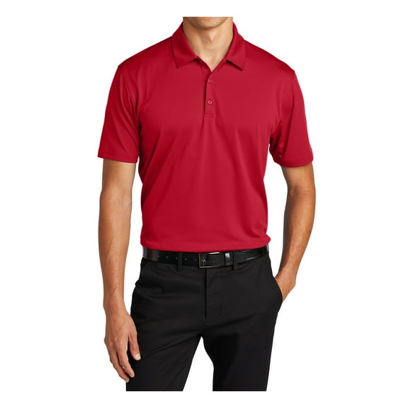 Mafoose Men's Moisture-Wicking Performance Staff Short Sleeve Polo Shirt Engine Red 4XL