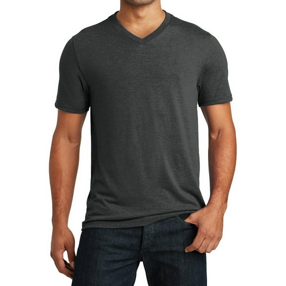 Mafoose Men's Perfect Tri V-Neck Tee Black Frost 2X-Large