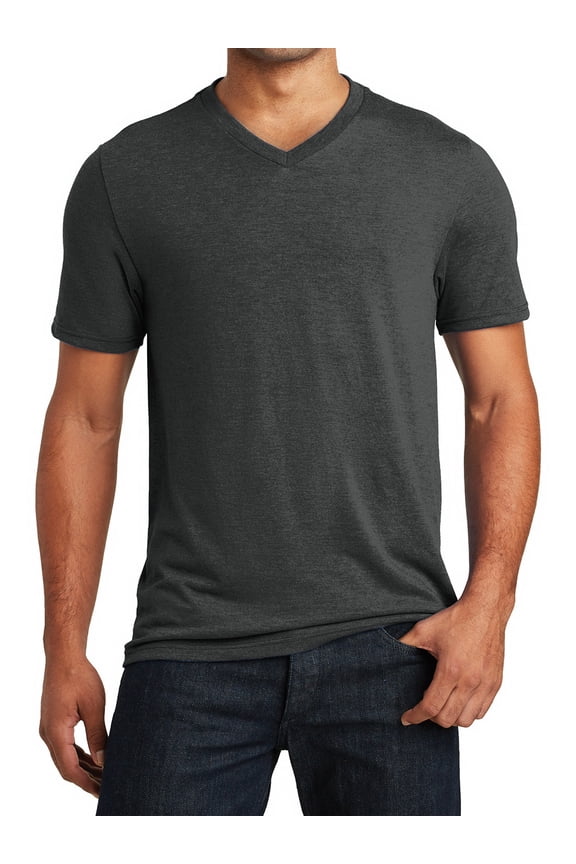 Men's Perfect Tri V-Neck Tee Black Frost X-Small