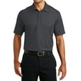 thumbnail image 1 of Mafoose Men's Pinpoint Mesh Polo Battleship Grey 3X-Large, 1 of 5