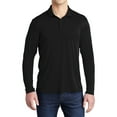 thumbnail image 1 of Mafoose Men's Posi-UV Pro Long Sleeve Polo Shirt Black X-Small, 1 of 5