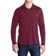 thumbnail image 1 of Mafoose Men's Posi-UV Pro Long Sleeve Polo Shirt Cardinal Medium, 1 of 5