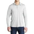 thumbnail image 1 of Mafoose Men's Posi-UV Pro Long Sleeve Polo Shirt White X-Small, 1 of 5